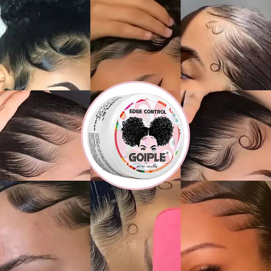Wig Adhesive Double-ended Applicator Fast-dry Invisible Bonding, Hair Wigs Wax Stick Smoothing Broken Hair & Edge Control Wax for Wigs