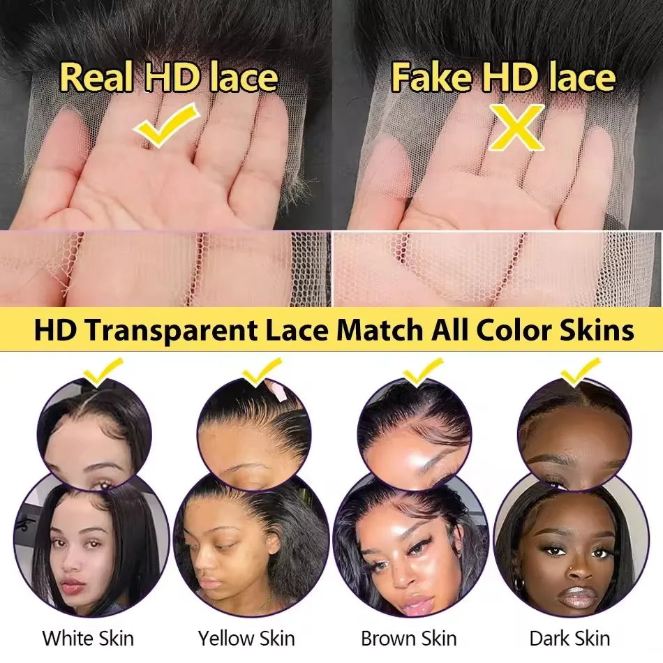 Nexora Curly Wigs 1b Black Wig Water Wave 360 human hair full lace wig Deep Wave Inviscid Strap Glueless Lace Wigs Bleached Knotted