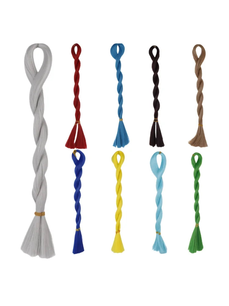 Long Wigs 80cm Wig Heat-resisting Doll Hair Wigs Tree for DIY Handmade Doll Hair Accessories and Extension
