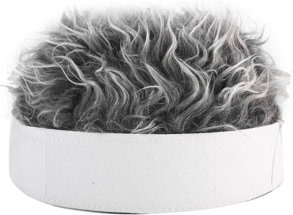 Wig Cap Adjustable Baseball Cap Hair Wigs Spiked Hair Unisex Casual Simple Sun Hat Decorative Wig Spiked Baseball Cap Cycling, Hair Style