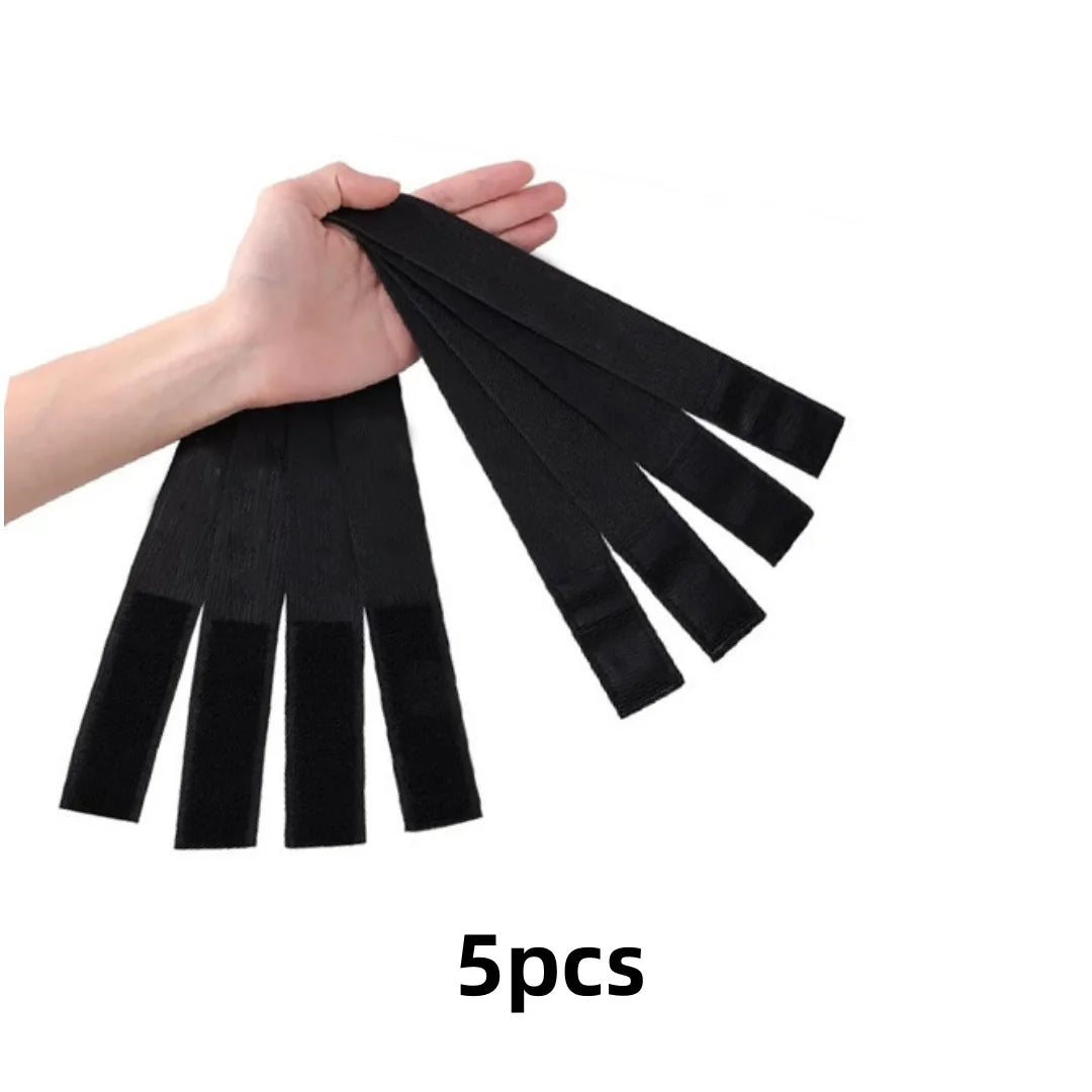 Wig Human Hair Wigs, 5 Piece Wig Band Lace Melting Band Adjustable Wig Elastic Bands Wigs in Place