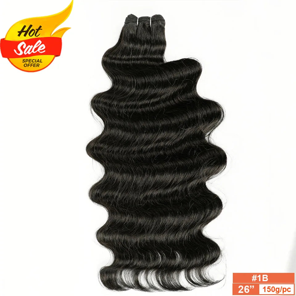 30Inches 200Grams Wig Magicae Rainbow Brown Brazilian Body Wave Bundles Colored Blond 27/613 Natural High Temperature Synthetic Hair Style Wigs