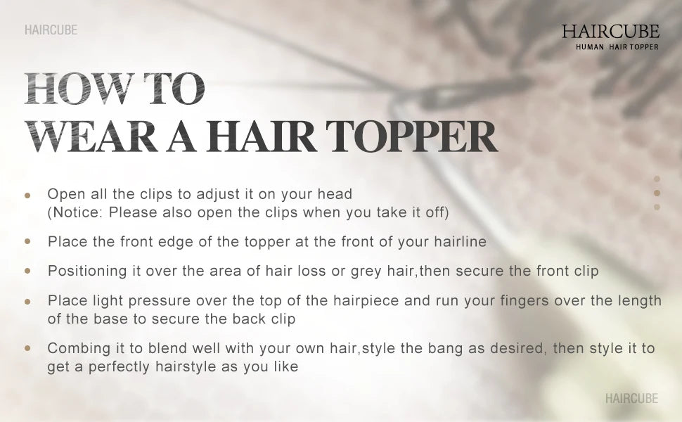 Blonde Ombre 100% Remy Human Hair Toppers Clips In Hair Lace Base Topper Hairpieces for Women Hair Extensions 12 Inch Straight
