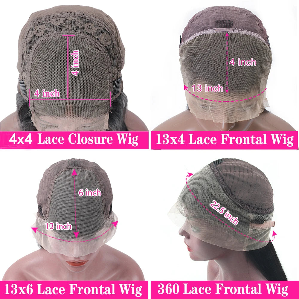 Body Wave Chocolate Brown Lace Front Wigs Human Hair Pre Plucked Brazilian Brown Virgin Hair Glueless HD Frontal Wig For Women