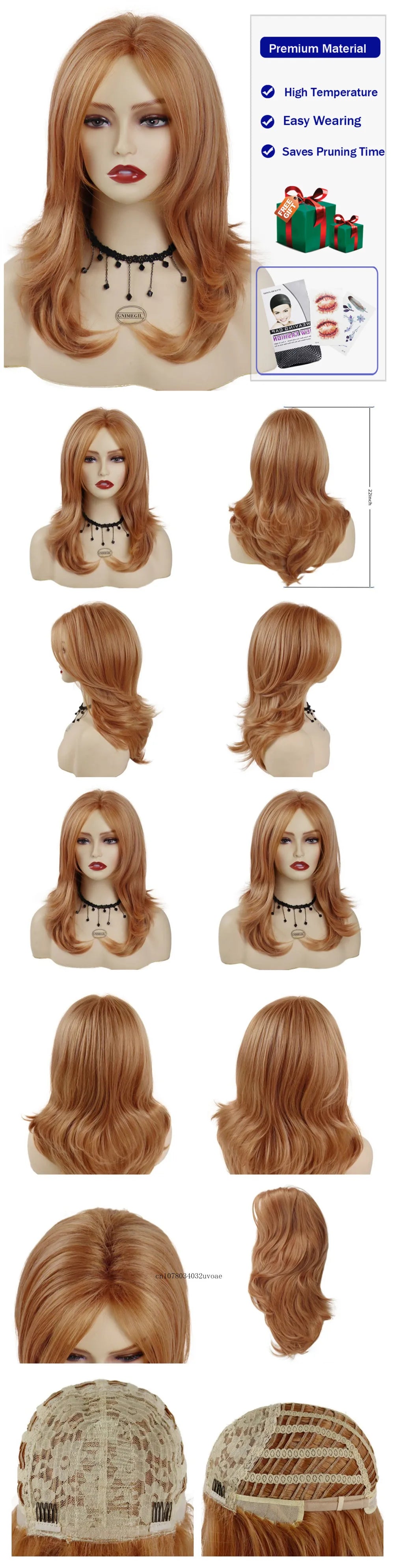 Synthetic Salt and Pepper Wigs with Curtain Bangs Long Hair Style Wig Natural Mix Silver Gray Wigs for White Women Halloween Costume