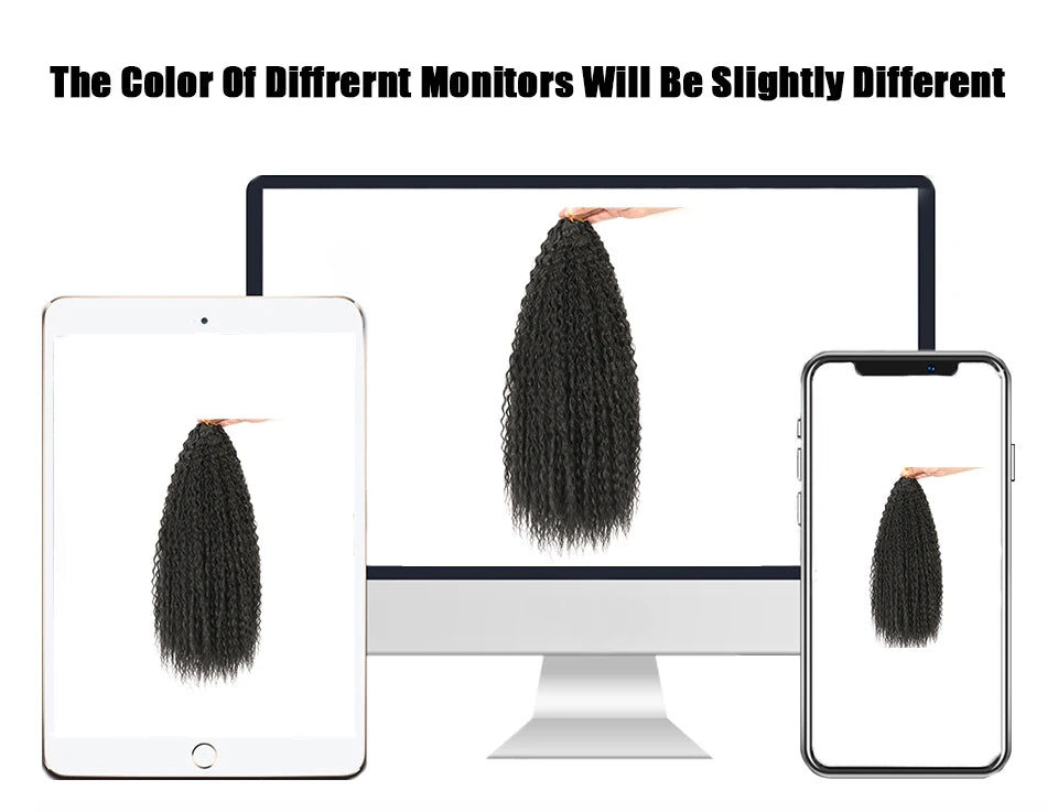 Wig Deep Wave Twist Braiding Hair Extensions and Accessories For Women High Quality Synthetic Crochet Braids Hair 24 Inch Wigs Ombre Bug Brown Afro Curls