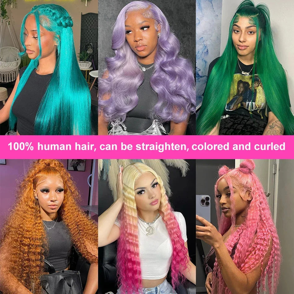613 Hd Lace Frontal Wig 13X6 Blonde Curly Water Deep Wave Frontal Hair Style Wigs 13X4 Hd Lace Front Pre Plucked Human Hair Wigs 30 38 Inch
