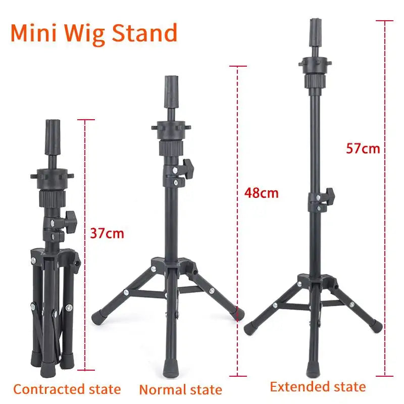 Wig Stands Female Mannequin Head with Tripod Stand Model Practical Dummy Foam Head Lightweight Durable Portable Hair Wigs Head