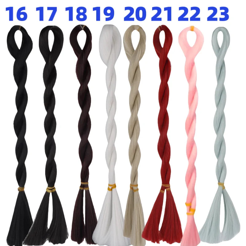 Long Wigs 80cm Wig Heat-resisting Doll Hair Wigs Tree for DIY Handmade Doll Hair Accessories and Extension
