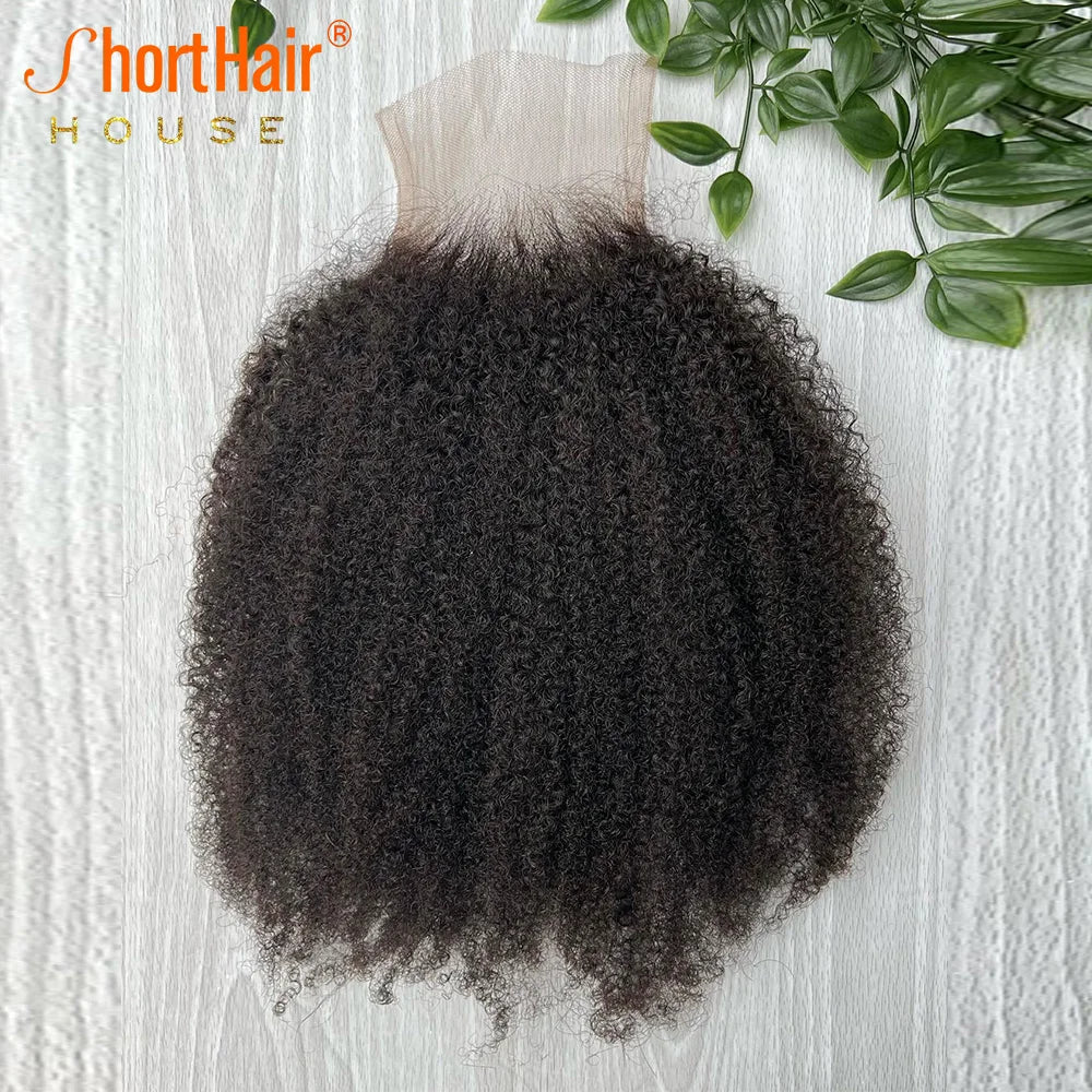 Afro Kinky Curly Human Wigs Brazilian 4x4 5x5 HD Lace Closure Human Hair 360 Transparent Lace Frontal 130Density Hair Extensions and Accessories Hair Style