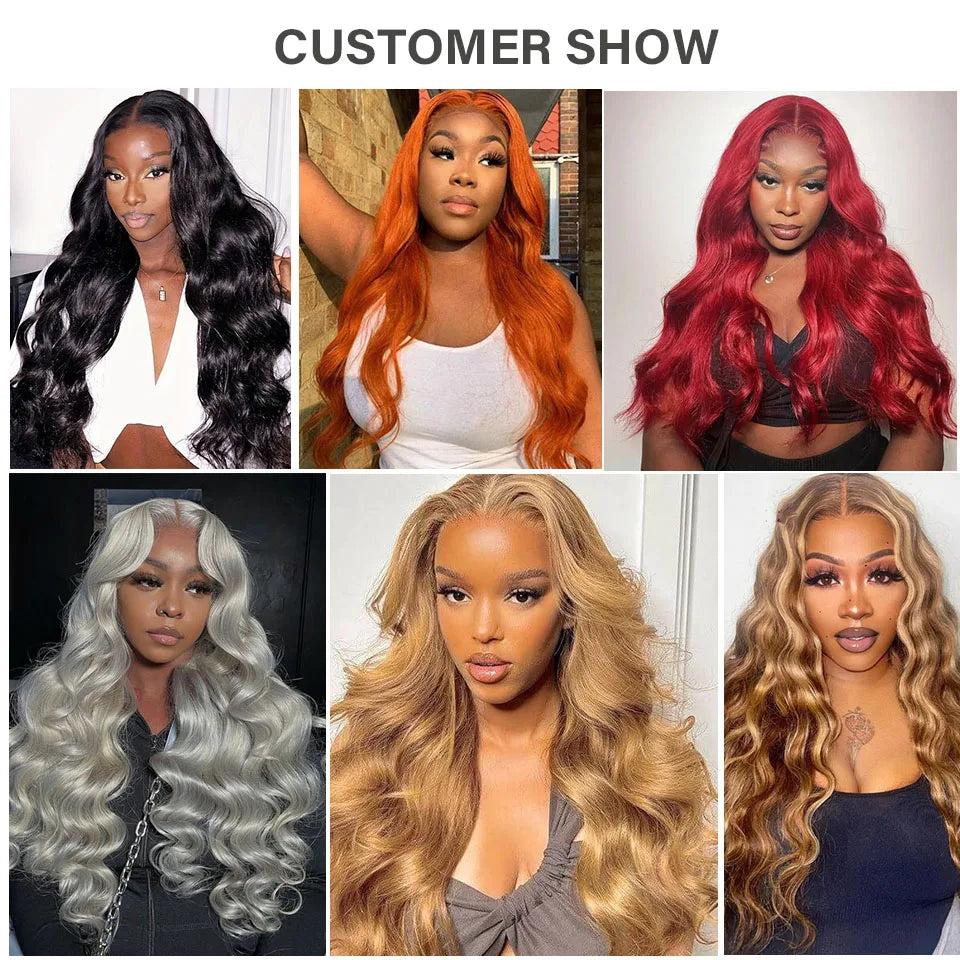 30Inches 200Grams Wig Magicae Rainbow Brown Brazilian Body Wave Bundles Colored Blond 27/613 Natural High Temperature Synthetic Hair Style Wigs