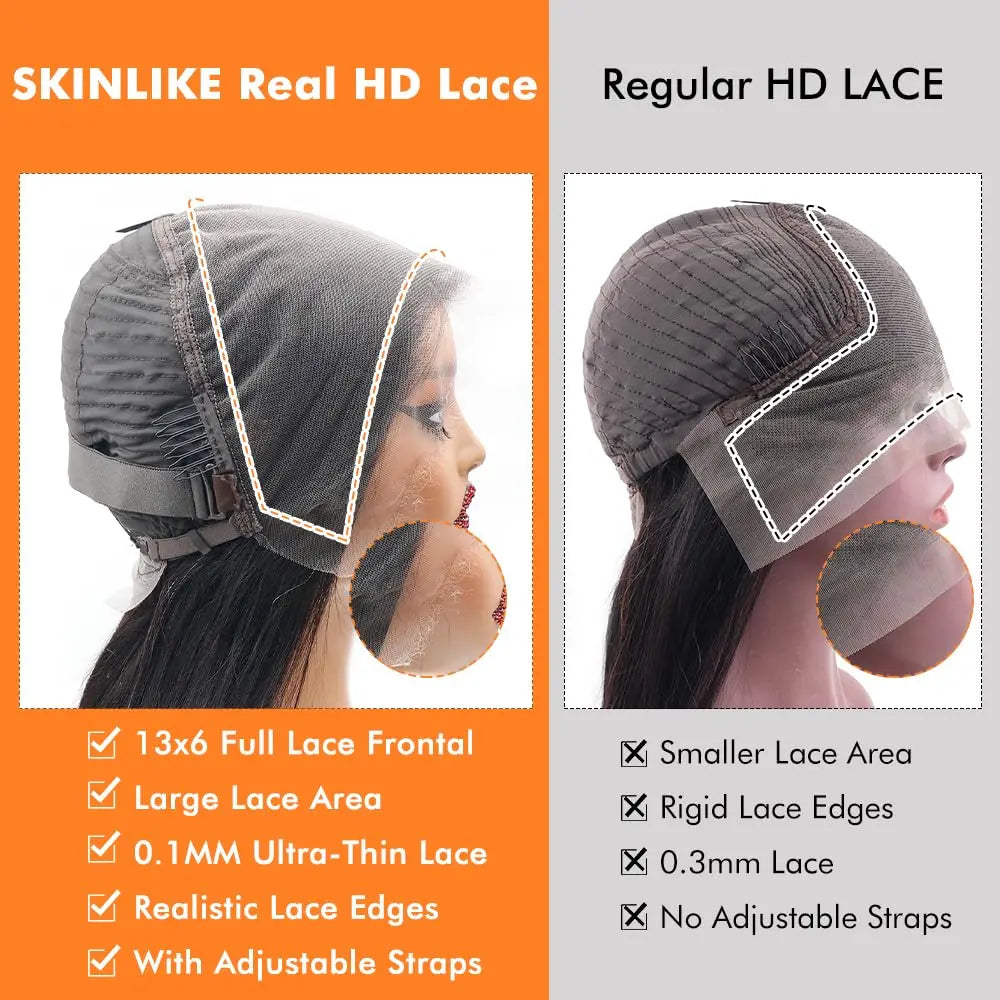 Straight Lace Front Wigs Human Hair 13X6 Hd Lace Frontal Wig 13X4 Bone Straight Human Hair Wigs Hair Extension and Accessories For Women