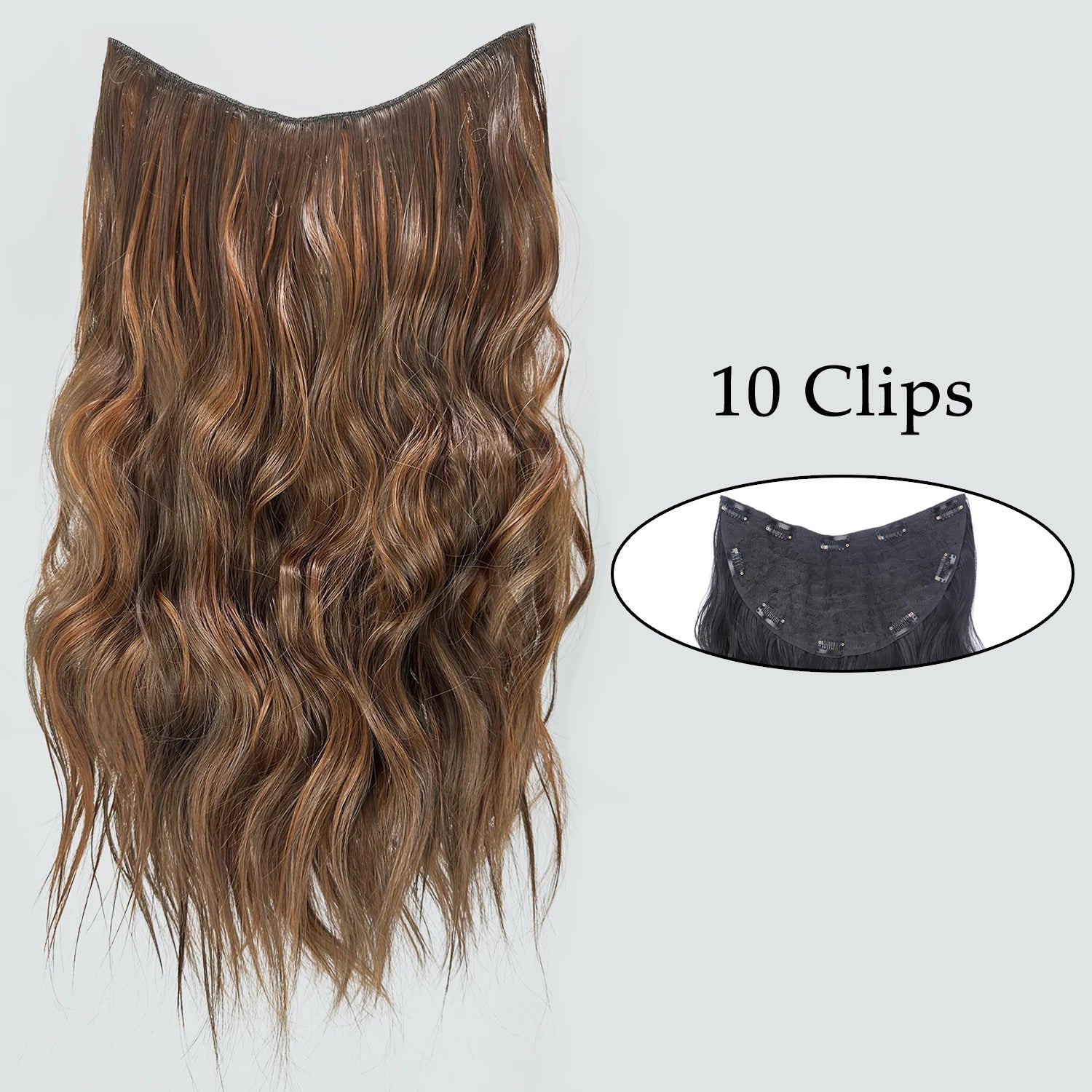 Synthetic Wig 5 Clip In Hair Accessories and Extensions Long Straight Wigs Hair Style Hairpiece Black Brown Blonde 80CM Natural Fake Hair For Women