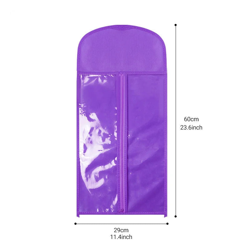 Wig storage bag, organizing bag, wigs case, wig-specific transparent bag, zipper bag