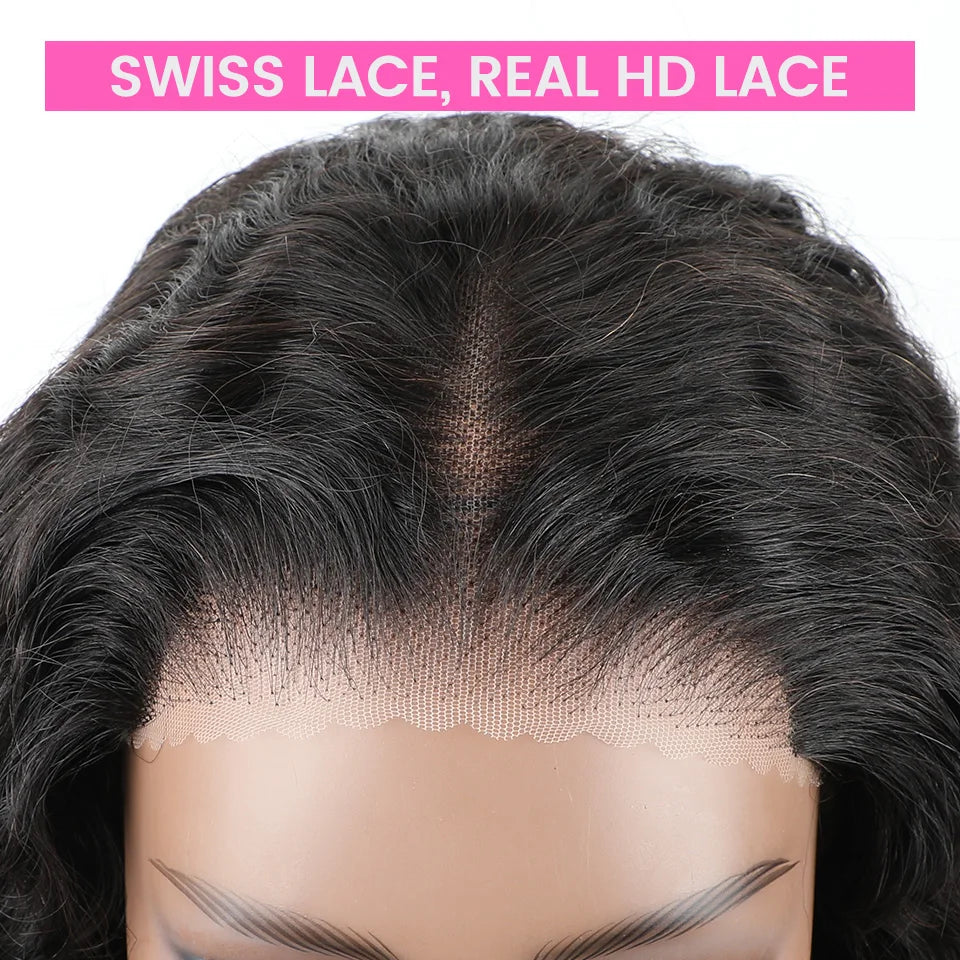 Wear Go Wig ISEE Hair Wigs Mongolian Water Wave 7x5 Glueless Pre-plucked Human Wig Ready To Go Pre Cut Lace Easy Install HD Lace Wigs