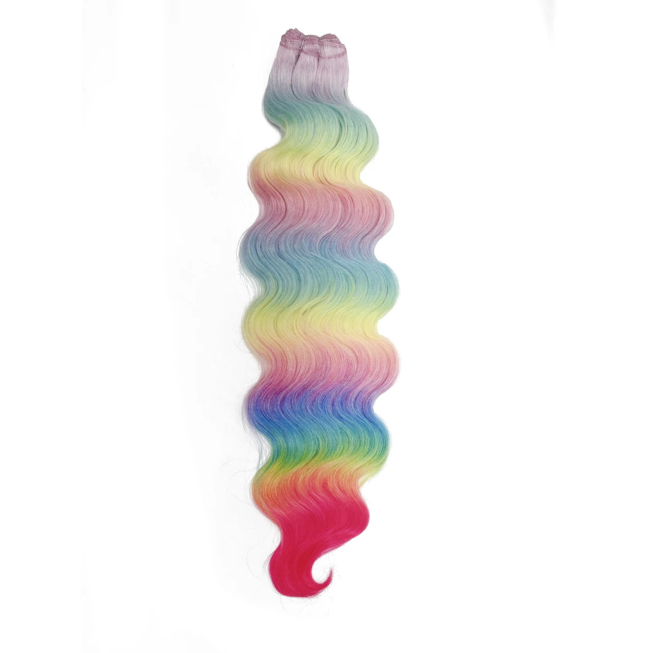 30Inches 200Grams Wig Magicae Rainbow Brown Brazilian Body Wave Bundles Colored Blond 27/613 Natural High Temperature Synthetic Hair Style Wigs