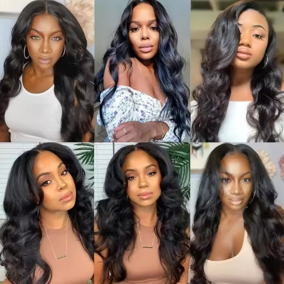 200Density Upgrade U Part Wigs V Part Body Wave Wig 30 32inch Natural Color Brazilian Human Hair Fit For All Head Sizes ForWomen