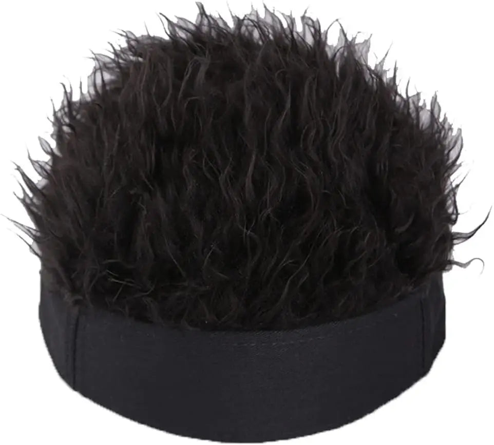 Wig Cap Adjustable Baseball Cap Hair Wigs Spiked Hair Unisex Casual Simple Sun Hat Decorative Wig Spiked Baseball Cap Cycling, Hair Style