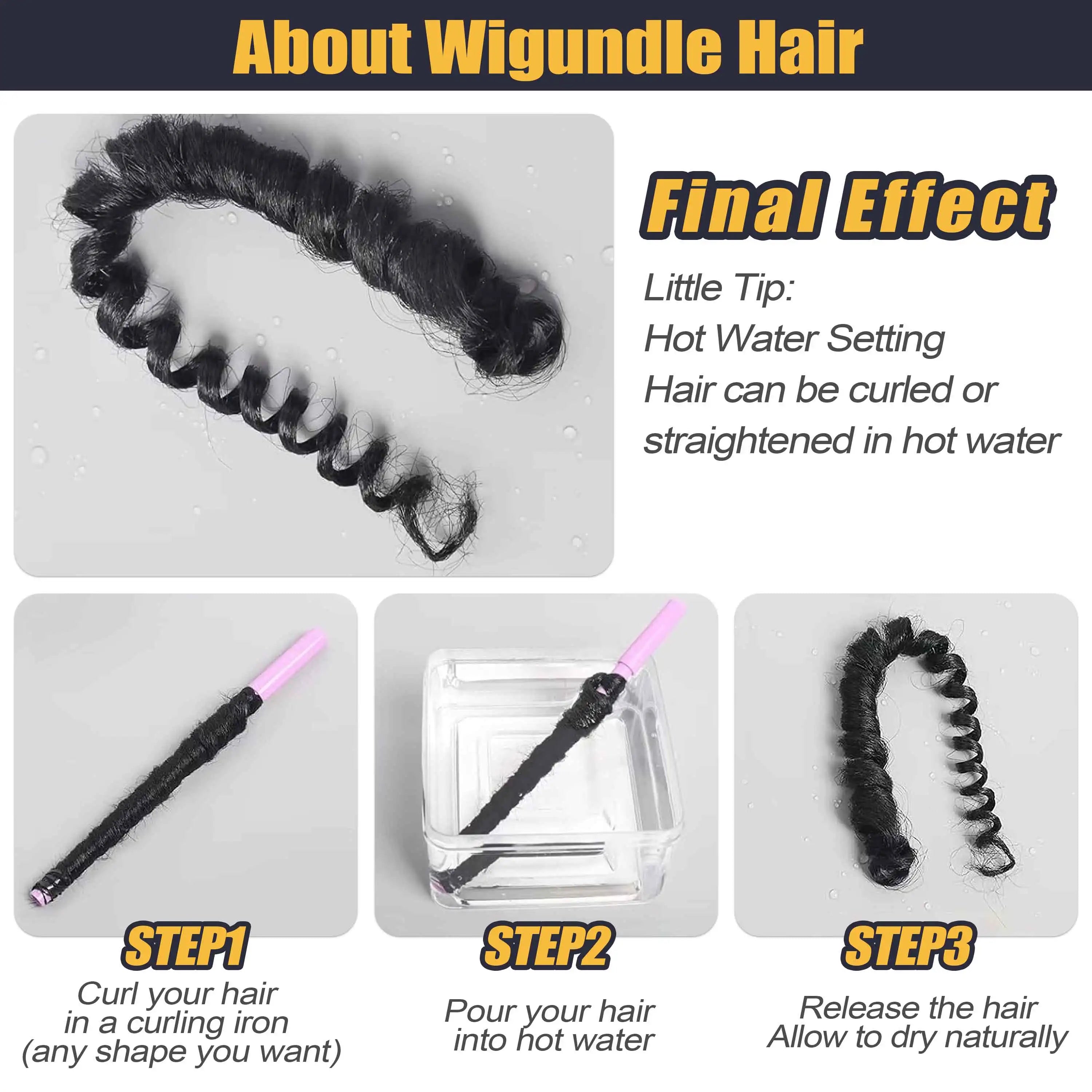 Windle Wig Hair Extensions and Accessories for Women Box Twist Braids Easy Crochet Hair Wigs EZ Pre stretched Braiding Hair Flame Retardant Synthetic