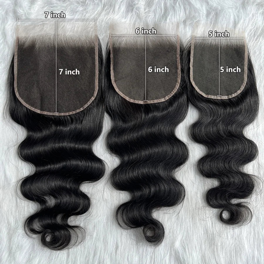 Skinlike HD Lace Frontal 13X4 13X6 Human Hair Wigs Closures Pre Plucked Invisible HD Lace Free Part 7x7 6x6 5x5 HD Lace Closure Only Wig
