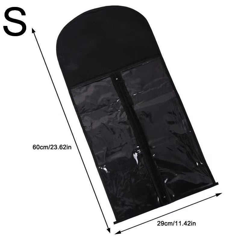 Wig Storage Bag With Hanger Holder Case Hair Wigs Pouch Water Dust-Proof Organizer Protect For Professional Hair Extensions and Accessories