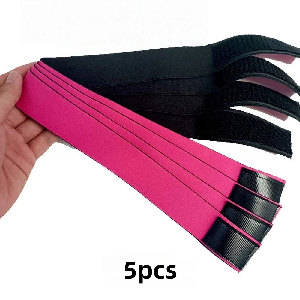 Wig Human Hair Wigs, 5 Piece Wig Band Lace Melting Band Adjustable Wig Elastic Bands Wigs in Place
