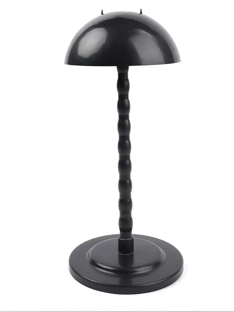Wig Stand Mushroom Top Plastic Folding Stable Durable Hair Wigs Portable Head Hat Cap Display Holder Tools For Styling Wigs Toupee