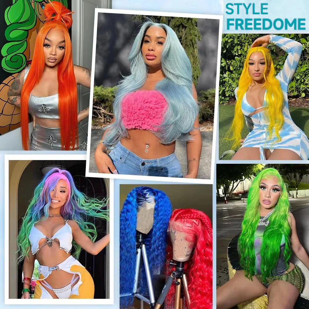 613 13x6 Lace Front Wig Human Hair Body Wave Blonde Lace Frontal Wigs for Women 200 Density Natural Hairline With Baby Hair